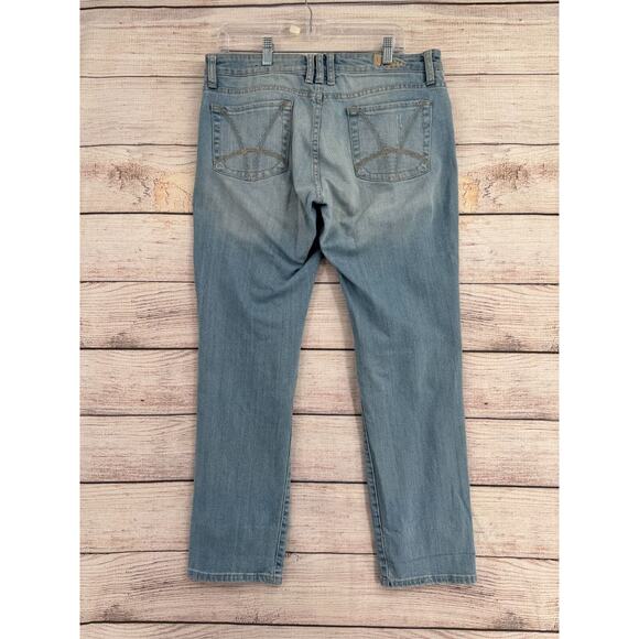 Kut from the Kloth Katy Boyfriend Distressed Jeans Women's‎ 12 Blue Light Wash - Picture 2 of 13